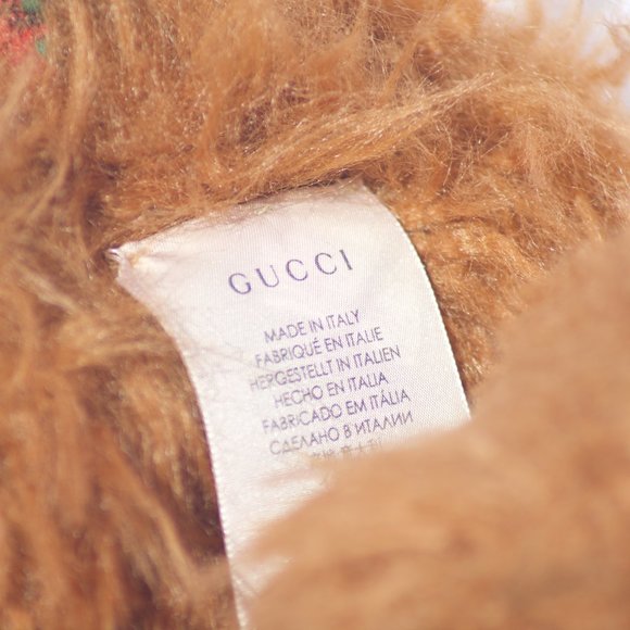 Gucci Houndstooth Wool Earmuffs with Interlocking GG NEW WITH TAGS. - Picture 4 of 5